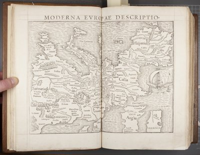 欧洲，来自Cosmographia，1544 作者 塞巴斯蒂安·芒斯特（Sebastian Munster）