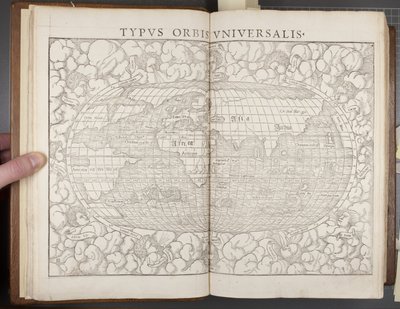 全球，来自Cosmographia，1544 作者 塞巴斯蒂安·芒斯特（Sebastian Munster）