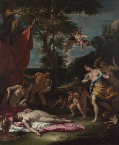 巴克斯和阿里亚德尼（Bacchus and Ariadne），1700年 作者 塞巴斯蒂亚诺·里奇（Sebastiano Ricci）