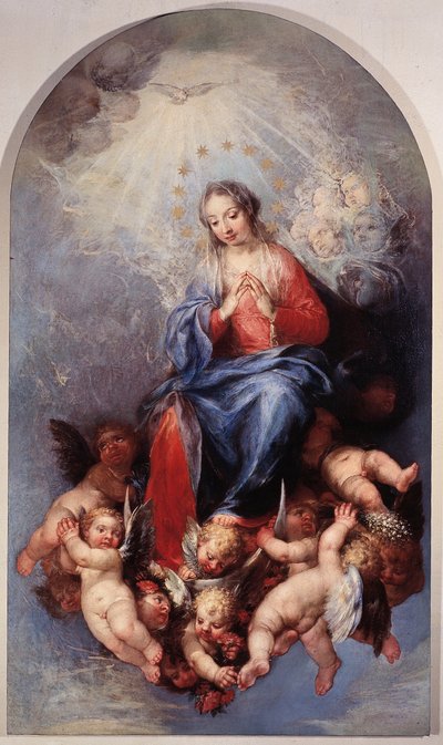 无暇的圣母玛利亚》（布面油画 作者 塞巴斯蒂亚诺·里奇（Sebastiano Ricci）