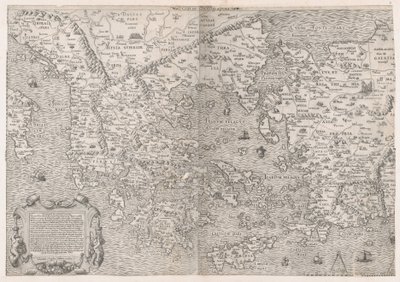 Speculum Romanae Magnificentiae：希腊地图，16世纪中叶，16世纪中叶。 作者 塞巴斯蒂亚诺迪雷