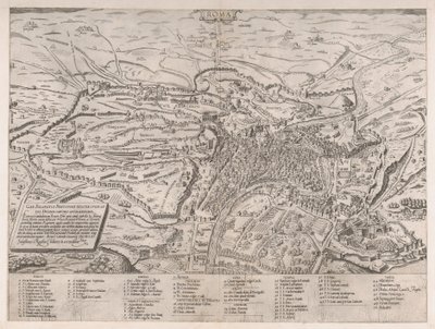 Speculum Romanae Magnificentiae：从北方看罗马，1561年，1561年。 作者 塞巴斯蒂亚诺迪雷