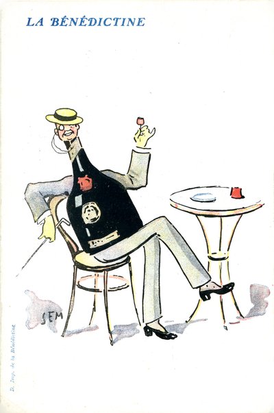 French advertisement for Bénédictine liqueur 作者 塞姆