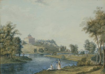 西沃里奇乡村庄园的景色，1792年前 作者 谢苗·费奥多罗维奇·谢德林