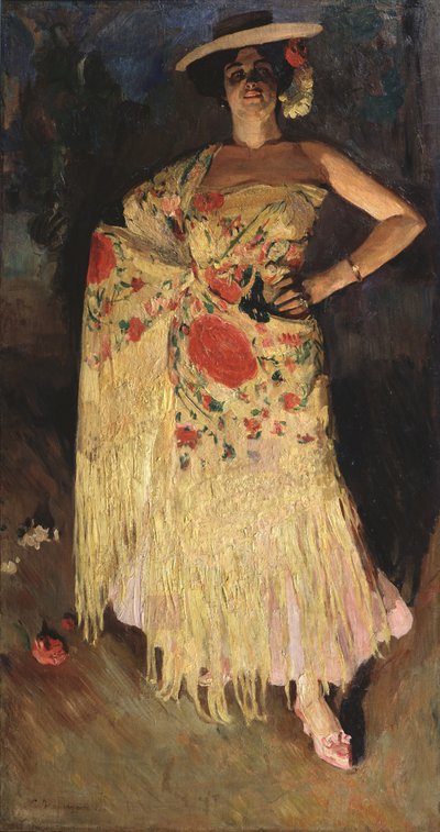 一位舞者，1903年 作者 谢尔盖·阿塞涅维奇·维诺格拉多夫