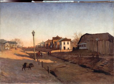 Le jour tombant (Day going out) - Peinture de Sergei Ivanovich Svetoslavsky (Svetoslavski) (1857-1931), huile sur toile - Art russe 作者 谢尔盖·伊万诺维奇·斯韦托斯拉夫斯基
