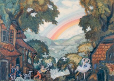 亚当（A.Adam），吉赛尔（Giselle）-舞台设计Sudeikin 作者 谢尔盖（Sergei Yurievich Sudeikin）
