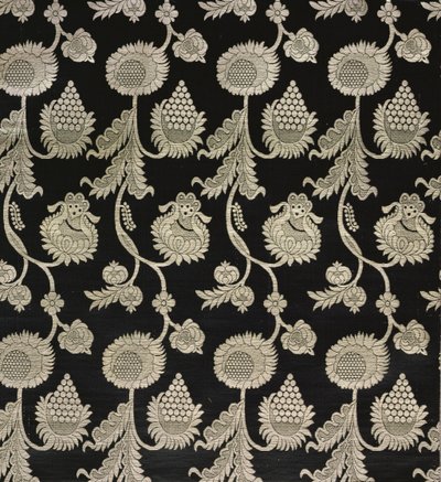 Olovyanishnikov工厂Halk-Silk Satin，20世纪初（纺织品） 作者 谢尔盖·瓦什科夫（Sergei Vashkov）