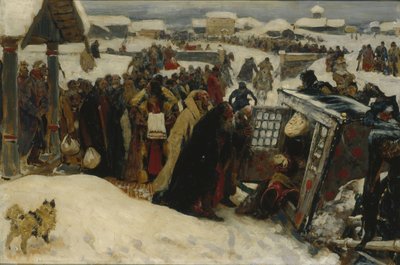轻巧的到来，1907年 作者 谢尔盖·瓦西里维奇·伊万诺夫（Sergej Vasilevic Ivanov）