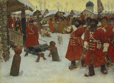 1907年的《 Streltsy》 作者 谢尔盖·瓦西里维奇·伊万诺夫（Sergej Vasilevic Ivanov）