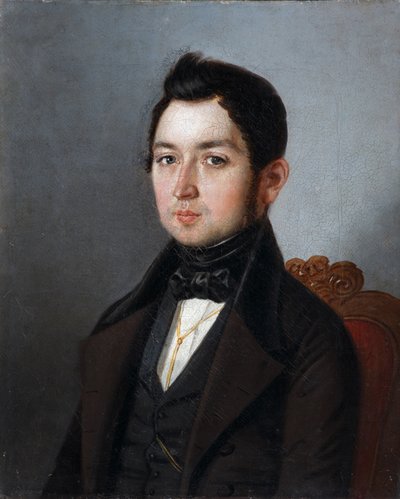 伊万-伊万诺维奇-莫尔纳的肖像，1802-1872年，1840年 作者 谢尔盖·伊万诺维奇·赫洛比斯泰耶夫