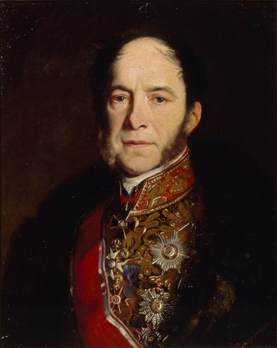 康德拉蒂·孔德拉蒂耶维奇·斯托夫雷根将军肖像1817-1873年，1867年 作者 Sergey Konstantinovich Zaryanko