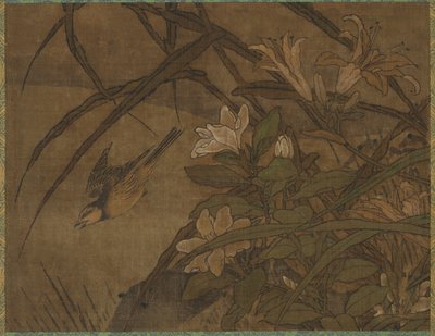 鸟和花，14世纪中期-15世纪初。 作者 SesshûTôyô