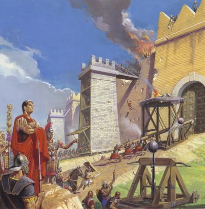 Scipio Aemilianus 率军进攻迦太基 作者 塞韦里诺·巴拉尔迪