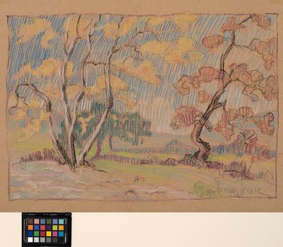 印象》，约 1931 年（纸上粉彩画） 作者 谢尔曼特雷斯