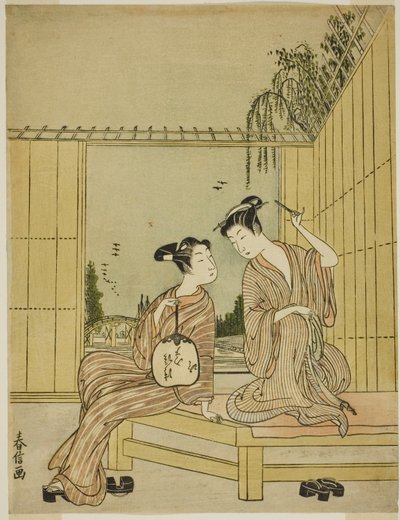 享受傍晚凉爽的年轻夫妇 作者 芝港官
