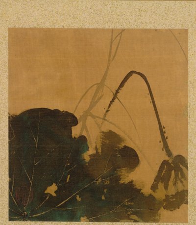 泽心法师画册中的荷花 作者 Shibata Zeshin