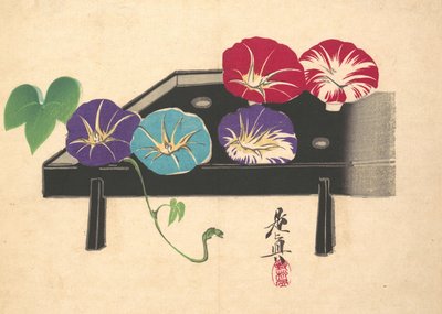 牵牛花，约1860年，约1860年。 作者 Shibata Zeshin