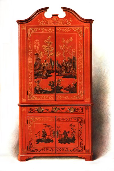 Red Lacquer Cabinet，1907 1908。 作者 雪莉·查尔斯·莱韦林·斯洛科姆