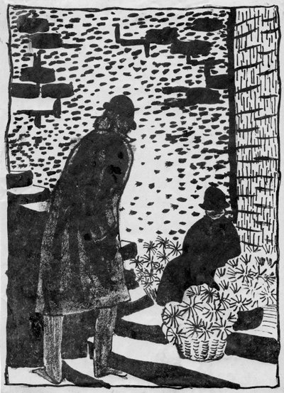 卖花人，1952年。 作者 雪莉·马卡姆