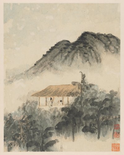 回忆秦淮河 作者 石涛