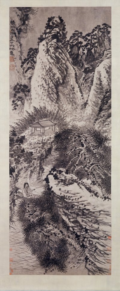 黄山三十六峰记》，约1705年。 作者 石涛