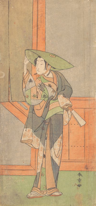 1771年2月，第一任中村富三郎扮演的伊左卫门。 作者 春庄