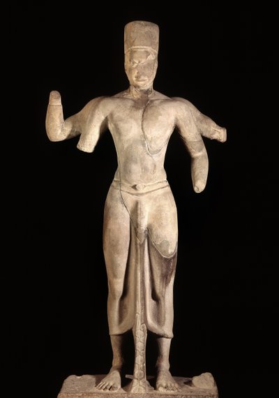来自Amphoe Takua Pa的着名Vishnu，8-9世纪 作者 连体学校