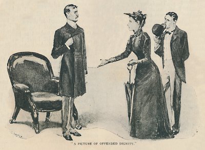 冒犯尊严的图片，1892年 作者 悉尼佩吉特