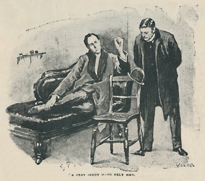 一顶非常时髦的硬毡帽，1892年 作者 悉尼佩吉特