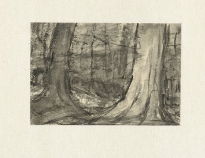 树间景观 作者 Sientje Mesdag van Houten