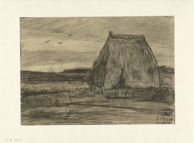 有小屋的风景 作者 Sientje Mesdag van Houten