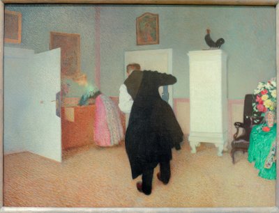 Zimmer mit sich anziehendem alten Mann 作者 西格蒙德·沃尔特·汉佩尔