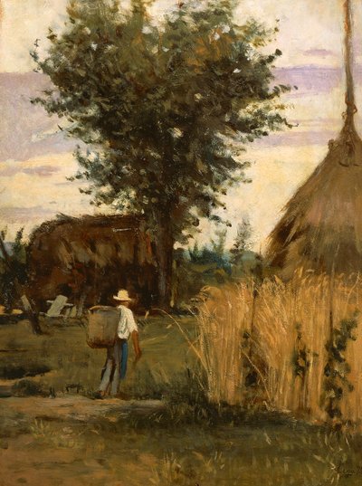 稗田》，作者：Silvestro Lega 作者 西尔维斯特雷·莱加