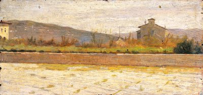 莫迪利亚纳的风景，作者是西尔维斯特罗-莱加（1826-1895）。 作者 西尔维斯特雷·莱加