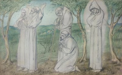 A group of Franciscan Friars 作者 西蒙·所罗门