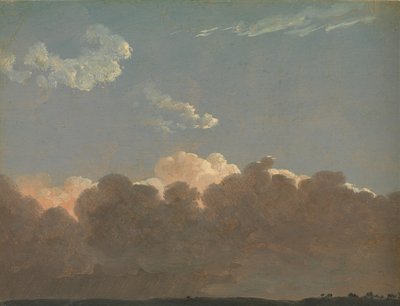 云端研究遥远风暴，约。 1786-1806。 作者 西蒙·亚历山大·克莱门特·丹尼斯