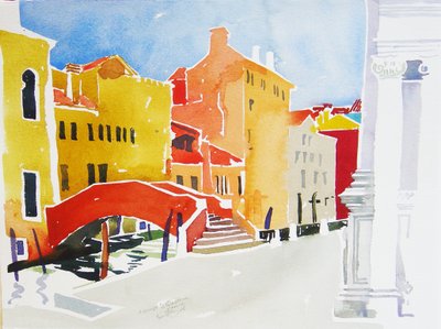 S Guistina 坎波，2006 年（水彩画） 作者 西蒙·弗莱彻