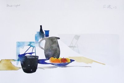 工作室光线，2003 年（水彩画） 作者 西蒙·弗莱彻