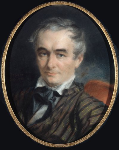 作家Prosper Mérimée 1803-1870的肖像，1852年。 作者 西蒙·雅克·罗查德