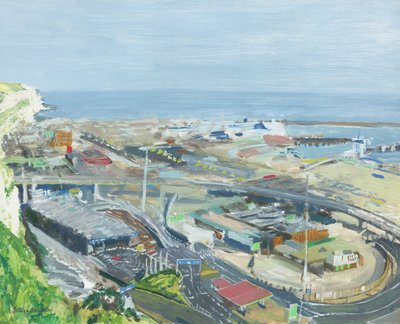 多佛港，2019年（油画） 作者 西蒙·内维尔
