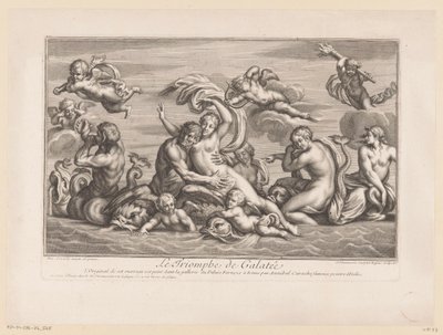 加拉蒂亚的胜利 作者 Annibale Carracci