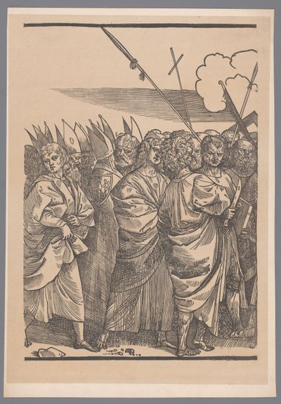 Joos Lambrecht 版画系列《基督的胜利》第三卷的复制品 作者 乔斯·兰布雷希特