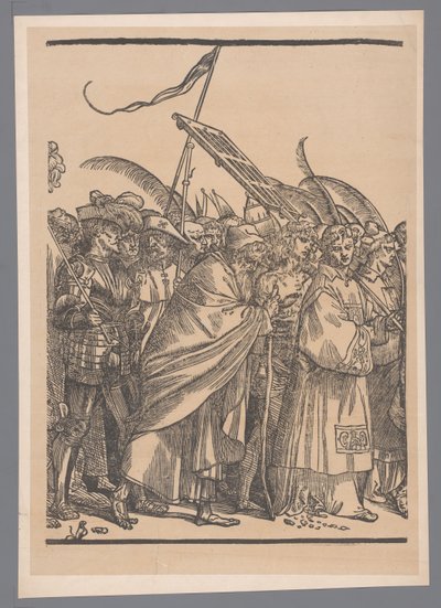 Joos Lambrecht 版画系列《基督的胜利》第二部分的复制品 作者 乔斯·兰布雷希特