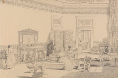 蒂罗尔和意大利的 30 幅风景相册：画室，佩科里赌场 1841 年 10 月 12 日 作者 查尔斯·多伊利爵士