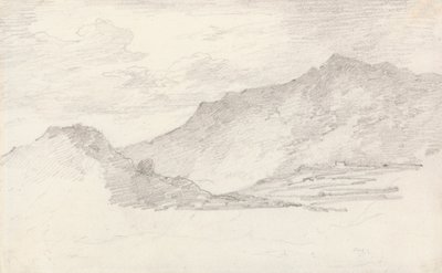山素描 作者 George Howland Beaumont 爵士第七世男爵