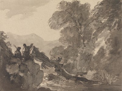 浪漫风景 作者 George Howland Beaumont 爵士第七世男爵
