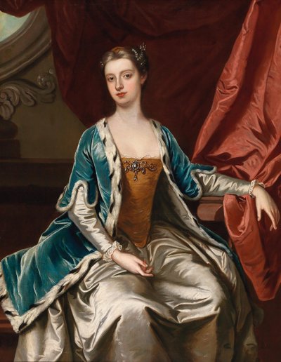 玛丽-沃特利-蒙塔古夫人的肖像，1689-1762年。 作者 戈弗雷·内勒爵士