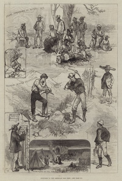 美国远西地区的草图 作者 Sir John Charles Robinson