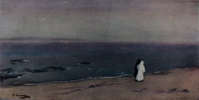 海滨，月光下，c1908 作者 约翰·拉维里爵士